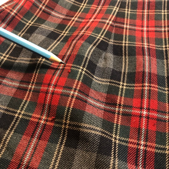 Vintage Two Roads Tartan Skirt Size 6 - Picture 9 of 13